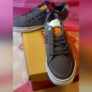 Levi's men denim gray sneakers